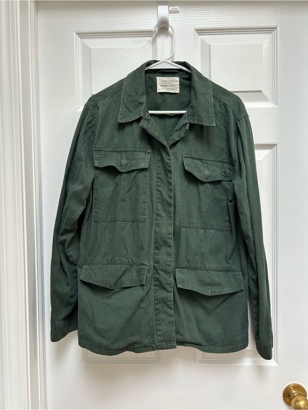 Ashley By 26 International Dark Olive Utility Jacket